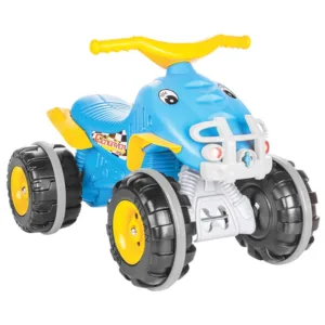 ATV copii fara pedale Pilsan Cengaver blue white recomandat copiilor de la 3 ani