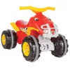 ATV copii fara pedale Pilsan Cengaver red white recomandat copiilor de la 3 ani
