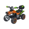 ATV electric pentru copii Globo Quad 6V 35W portocaliu cu verde de teren