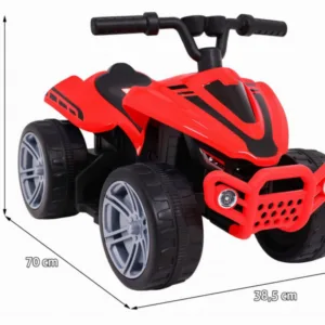 ATV electric pentru copii Novokids Mini Monster Rosu cu acumulator