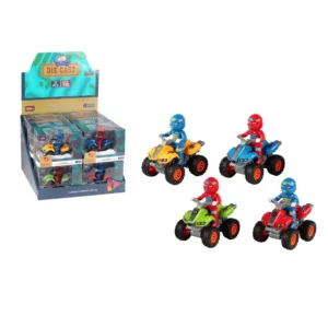 ATV metalic cu motociclist Ocie Alloy