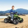 ATV pentru copii Peg Perego Corral T-Rex 330W 12V Verde Negru