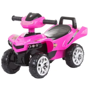 ATV pentru copii fara pedale Chipolino Pink cu spatiu de depozitare sub sezut
