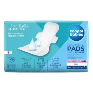 Absorbante postpartum pentru noapte Canpol Mommy Pads 8 pcs