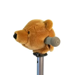 Accesoriu premium pentru trotineta si bicicleta Wild and Soft Urs maro