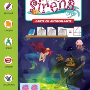 Activitati de poveste. Mica Sirena. Carte cu autocolante
