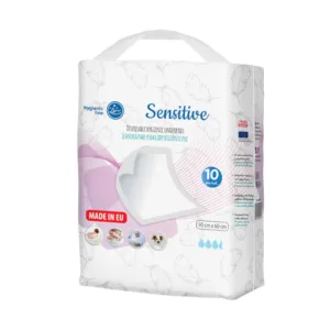 Aleze de unica folosinta Akuku Sensitive 60x90 cm 10buc