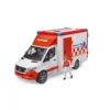 Ambulanta Mercedes Benz Sprinter cu Paramedic Bruder