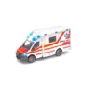 Ambulanta metalica Majorette Mercedes-Benz Sprinter cu lumini si sunete 12.5 cm