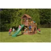 Ansamblu de joaca cu turn si 2 tobogane