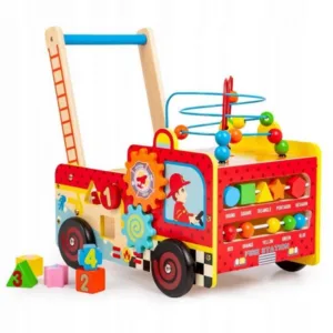 Antemergator educativ Pompieri Ecotoys blocuri