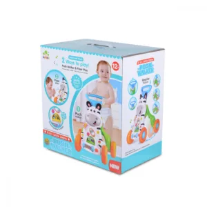 Antepremergator 2 in 1 Moni Little Zebra Blue