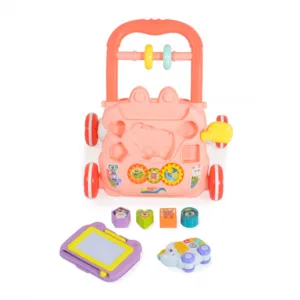Antepremergator cu activitati Moni Elephant Pink