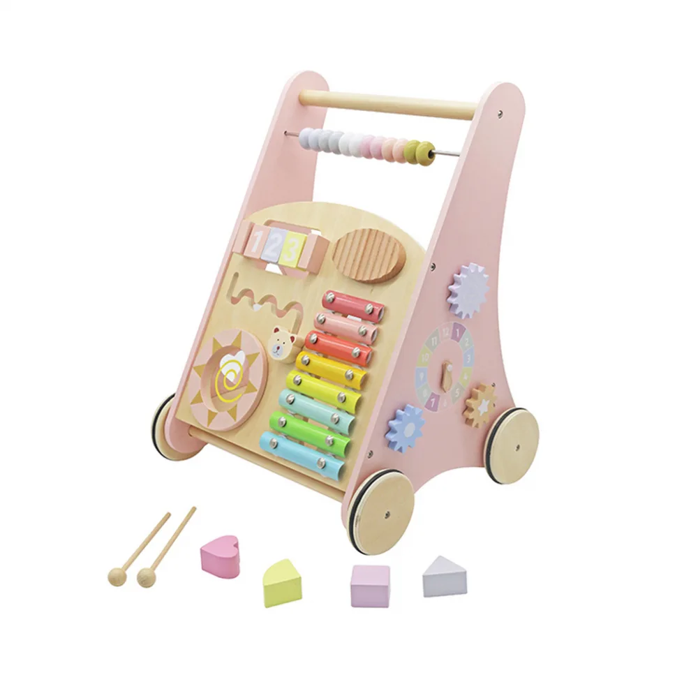 Antepremergator cu multiactivitati pentru copii pink