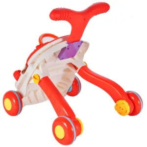 Antepremergator interactiv 2 in 1 Crab Rosu