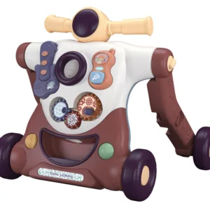Antepremergator multifunctional KikkaBoo 4in1 Walker  Scooter Robo Beige