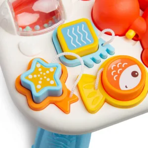 Antepremergator muzical 2in1 transformabil in masuta cu activitati Toyz Spark Green