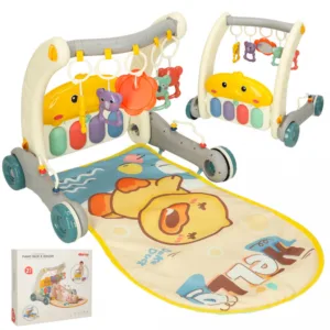 Antepremergator si centru de activitati 2in1 Piano Grey