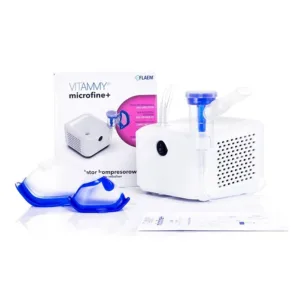 Aparat aerosoli Vitammy Microfine+ by Flaem masca copii si adulti SoftTouch fara ftalati si BPA MMAD 4