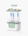 Aparat sterilizator si uscator de biberoane compact 4in1 Momcozy