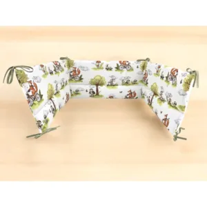 Aparatoare pentru patut Qmini Fox on bikes Natural din bumbac