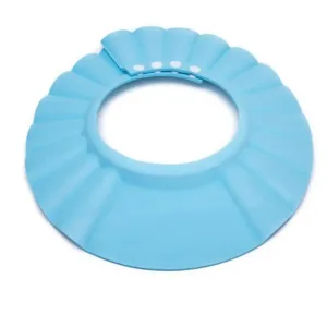Aparatoare sampon reglabila pentru copii Little Mom Happy Bath Blue