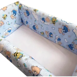 Aparatori Maxi Ursi cu albine pe albastru 140x70 cm