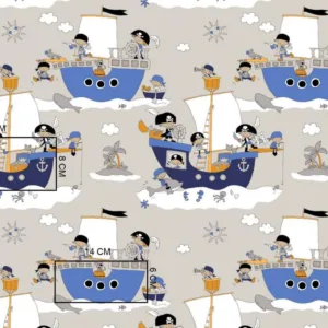 Aparatori laterale pentru pat Pirat