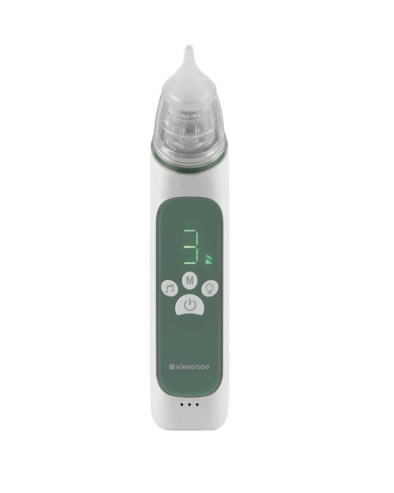 Aspirator nazal electric KikkaBoo Mint pentru bebelusi si copii cu protectie anti-reflux