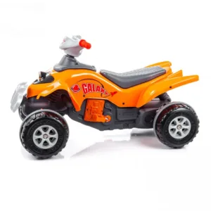Atv cu pedale pentru copii cu roti din plastic rezistent