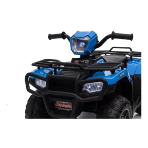 Atv electric albastru pentru copii quad cu acumulator 2x45W