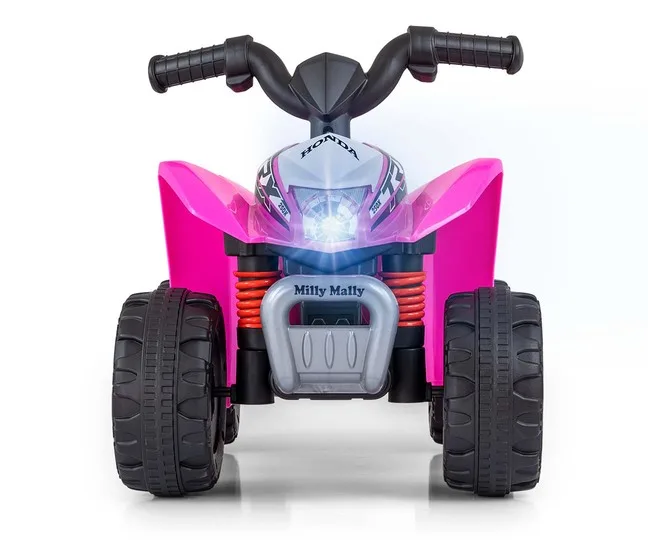 Atv electric pentru copii Honda Pink 30W 18-36 luni cu licenta