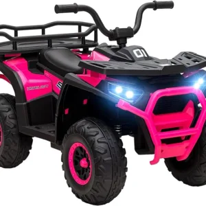 Atv electric pentru copii Nichiduta Desert XRobust 4x4 Speed Rose Red cu telecomanda