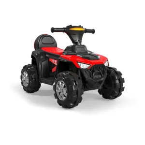 Atv electric pentru copii Nichiduta Race Red 35W cu scaun din piele