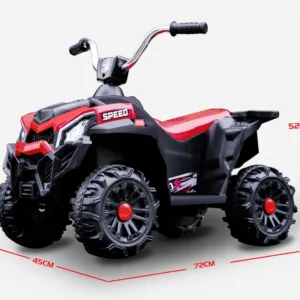 Atv electric pentru copii Nichiduta Speed Red 35W cu lumini LED