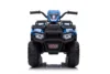 Atv electric pentru copii Nichiduta Super Me Blue 12V 70W cu scaun din piele
