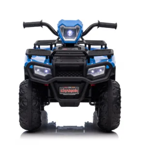 Atv electric pentru copii Nichiduta Super Me Blue 12V 70W cu scaun din piele