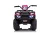 Atv electric pentru copii Nichiduta Super Me Pink 12V 70W cu scaun din piele
