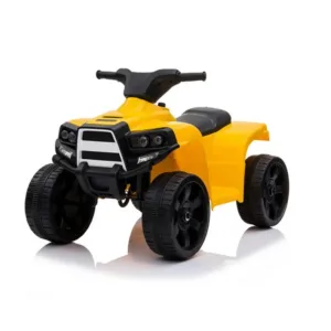 Atv electric pentru copii Nichiduta Yellow 6V 30W cu sunete si lumini
