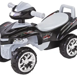 Atv pentru copii fara pedale Toyz Mini Raptor Gri cu melodii