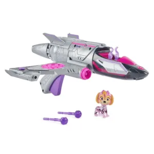 Avion cu figurina Deluxe Skye Paw Patrol Mighty Movie 38 cm