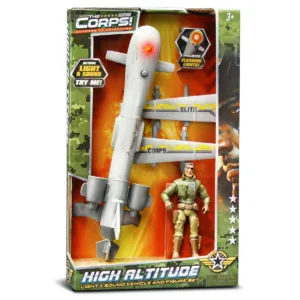 Avion de lupta si figurina