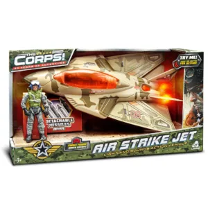 Avion militar de lupta cu figurina