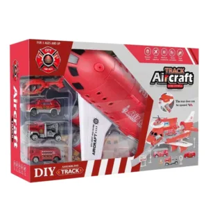 Avion pompieri transformabil in parcare cu 4 vehicule Fire Control