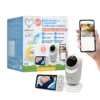 Baby Monitor si camera WiFi audio-video 2 in 1 cu aplicatie Easycare Baby
