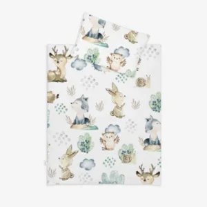 Baby Nest Klups Forest World C001 cu plapuma si perna