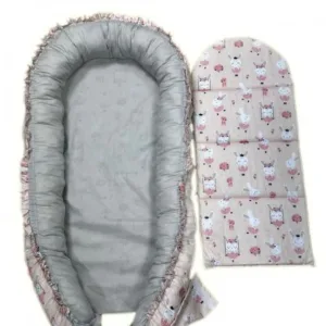 Baby Nest pentru bebelusi Bunny Pink