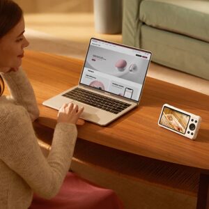 Baby monitor audio video 5 inch Momcozy Dual mode smart