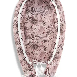 Baby nest 2 fete din bumbac Jungle Pink Sleepee