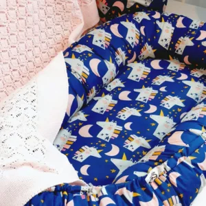 Baby nest Eko din bumbac Navy